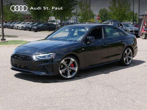 Mythos Black Metallic 2023 Audi A4 45 S line Premium Plus