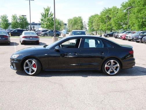 Mythos Black Metallic 2023 Audi A4 45 S line Premium Plus