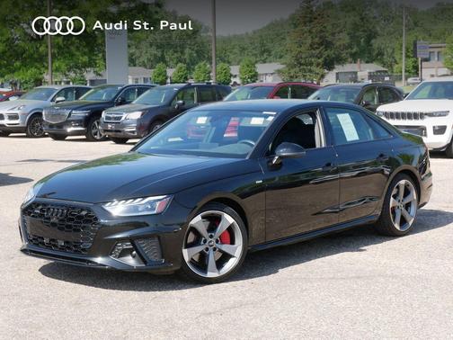 Mythos Black Metallic 2023 Audi A4 45 S line Premium Plus