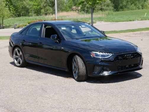 Mythos Black Metallic 2023 Audi A4 45 S line Premium Plus