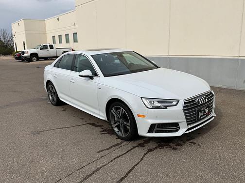 Glacier White Metallic 2018 Audi A4 2.0T Premium Plus