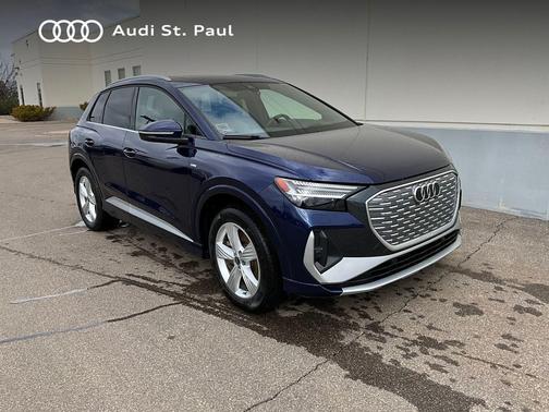 Blue Metallic 2023 Audi Q4 e-tron Prestige 50 quattro