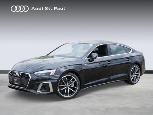 Mythos Black Metallic 2023 Audi A5 Sportback 45 S Line Premium Plus