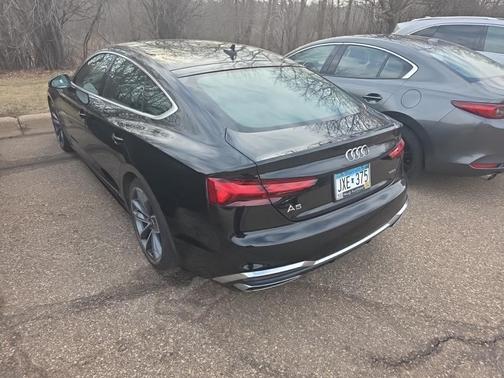 Mythos Black Metallic 2023 Audi A5 Sportback 45 S Line Premium Plus