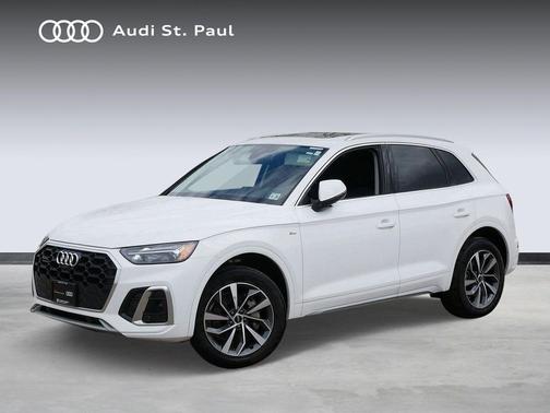 Ibis White 2023 Audi Q5 45 S line Premium Plus