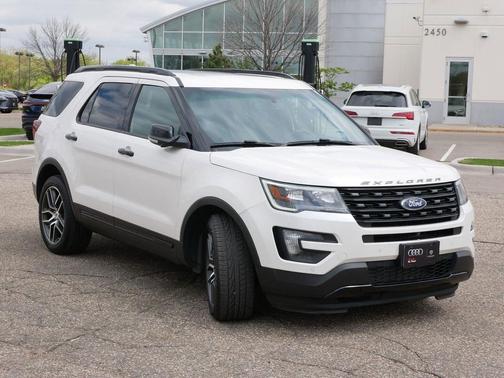 WHITE PLATINUM MET TRI-COAT 2016 Ford Explorer Sport