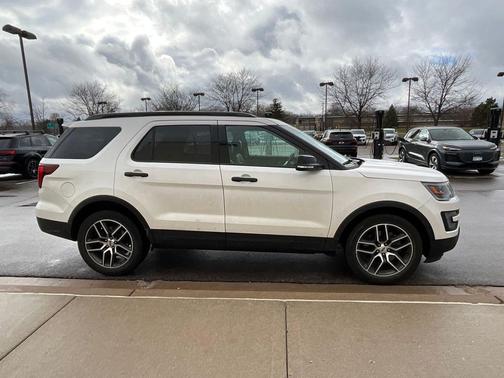 WHITE PLATINUM MET TRI-COAT 2016 Ford Explorer Sport