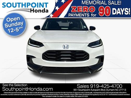 Platinum White Pearl 2025 Honda HR-V 2WD Sport