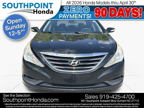 Phantom Black Metallic 2014 Hyundai SONATA GLS