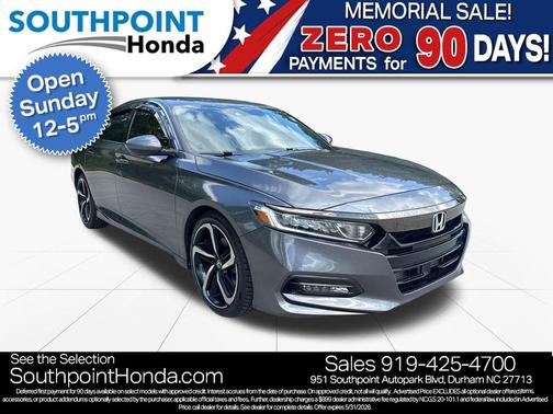Modern Steel Metallic 2018 Honda Accord Sport