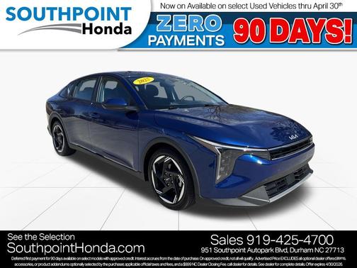 Deep Sea Blue 2025 Kia K4 EX