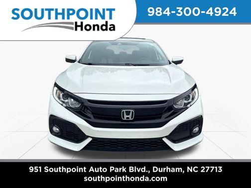 Platinum White Pearl 2019 Honda Civic EX