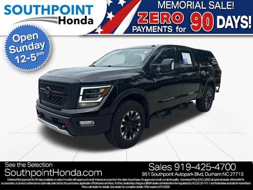 Super Black 2021 Nissan Titan PRO-4X