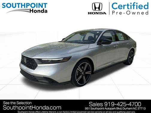 Solar Silver Metallic 2026 Honda Accord SE