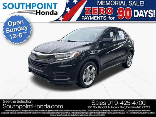 Crystal Black Pearl 2022 Honda HR-V LX