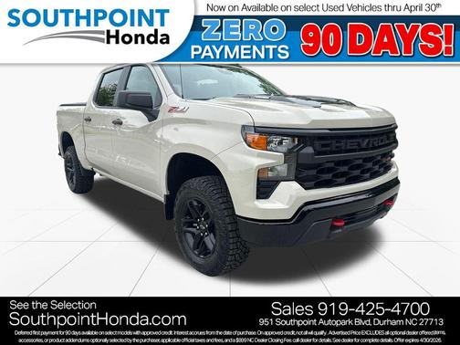 White Sands 2026 Chevrolet Silverado 1500 Custom Trail Boss