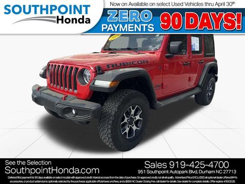 Firecracker Red Clearcoat 2018 Jeep Wrangler Unlimited Rubicon