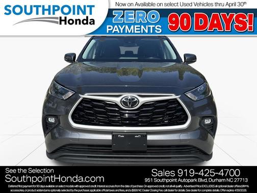 Magnetic Gray Metallic 2023 Toyota Highlander LE