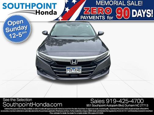 Crystal Black Pearl 2021 Honda Accord Touring 2.0T
