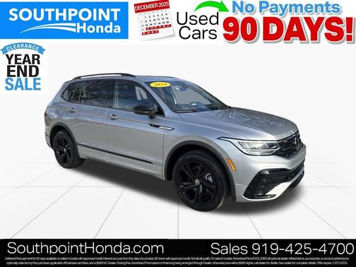 2024 Volkswagen Tiguan 2.0T SE R-Line Black