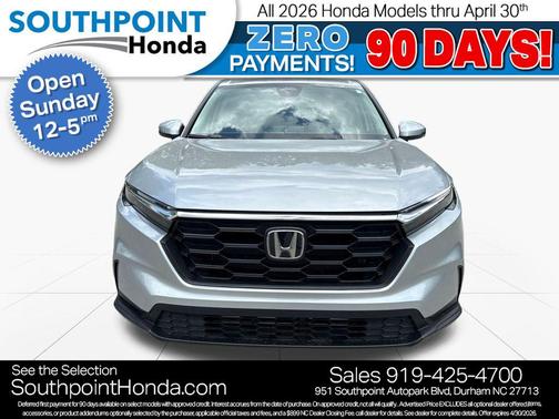 Solar Silver Metallic 2026 Honda CR-V LX AWD