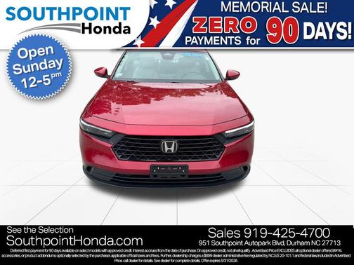 Radiant Red Metallic 2024 Honda Accord LX 1.5T