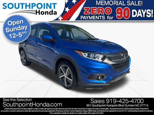 Aegean Blue Metallic 2021 Honda HR-V EX