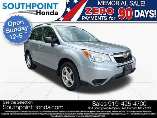 Ice Silver Metallic 2016 Subaru Forester 2.5i