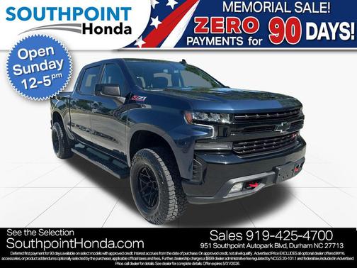 Northsky Blue Metallic 2021 Chevrolet Silverado 1500 LT Trail Boss