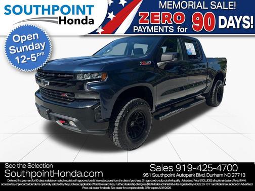 Northsky Blue Metallic 2021 Chevrolet Silverado 1500 LT Trail Boss