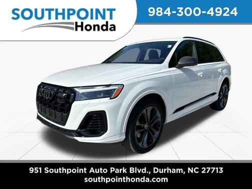 Glacier White Metallic 2025 Audi Q7 55 Premium Plus