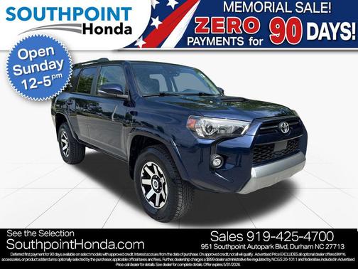 Nautical Blue Metallic 2024 Toyota 4Runner TRD Off Road Premium