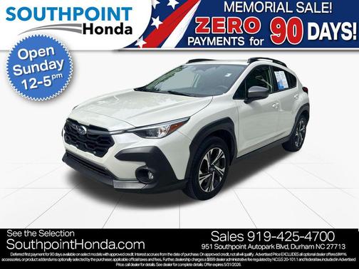 Crystal White Pearl 2024 Subaru Crosstrek Premium