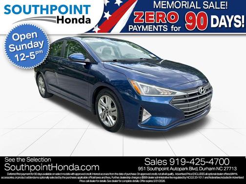 Lakeside Blue 2020 Hyundai ELANTRA SEL