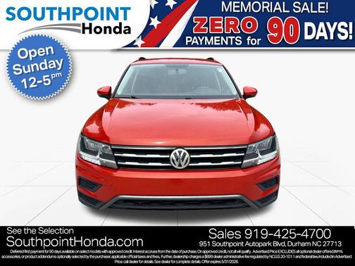 Habanero Orange Metallic 2019 Volkswagen Tiguan 2.0T S