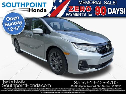 Solar Silver Metallic 2026 Honda Odyssey Touring