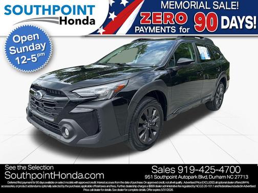 Crystal Black Silica 2025 Subaru Outback Onyx Edition