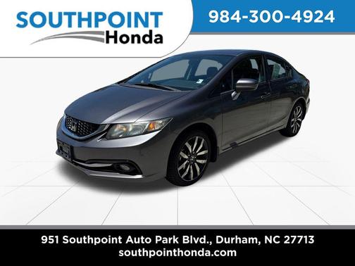 Modern Steel Metallic 2014 Honda Civic EX-L