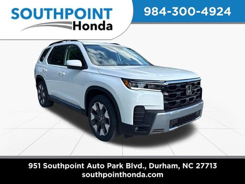 Platinum White Pearl 2026 Honda Pilot Touring 8-Passenger