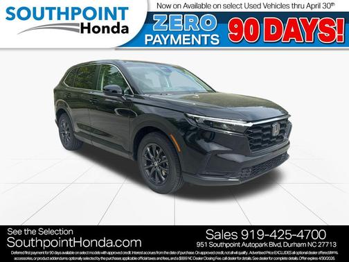 Crystal Black Pearl 2026 Honda CR-V EX-L AWD