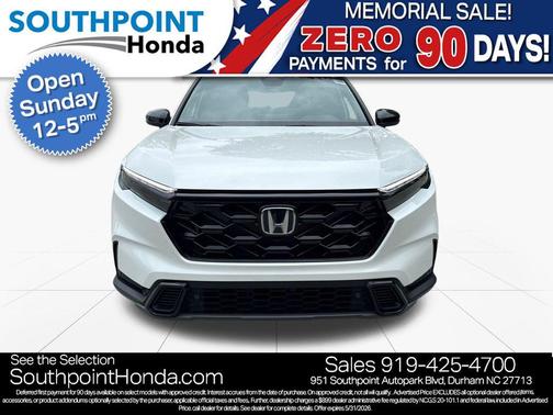 Platinum White Pearl 2026 Honda CR-V Hybrid Sport-L AWD