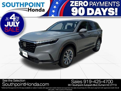 Gray 2026 Honda CR-V EX AWD