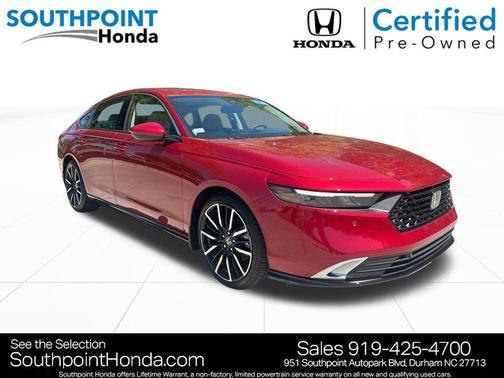 Radiant Red Metallic 2023 Honda Accord Hybrid Touring