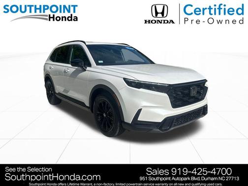 Platinum White Pearl 2024 Honda CR-V Hybrid Sport FWD