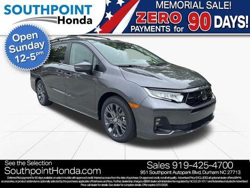 Modern Steel Metallic 2026 Honda Odyssey Touring