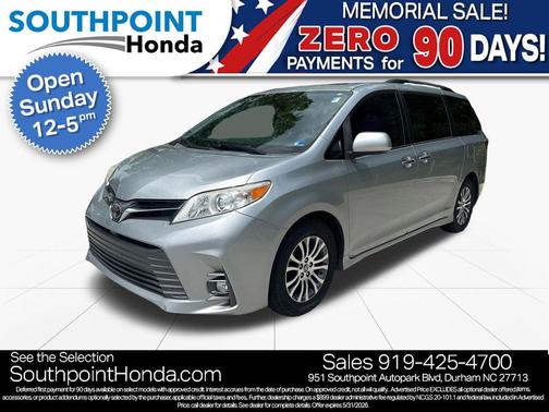 Celestial Silver Metallic 2020 Toyota Sienna XLE