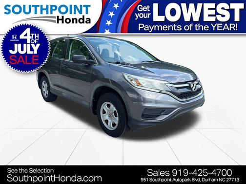 Modern Steel Metallic 2016 Honda CR-V LX