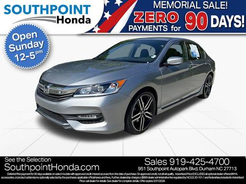 Lunar Silver Metallic 2017 Honda Accord Sport SE