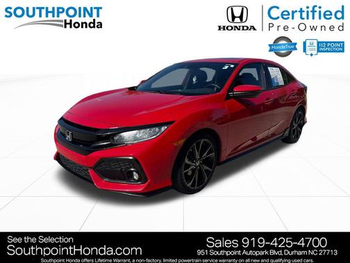 Rallye Red 2018 Honda Civic Sport Touring