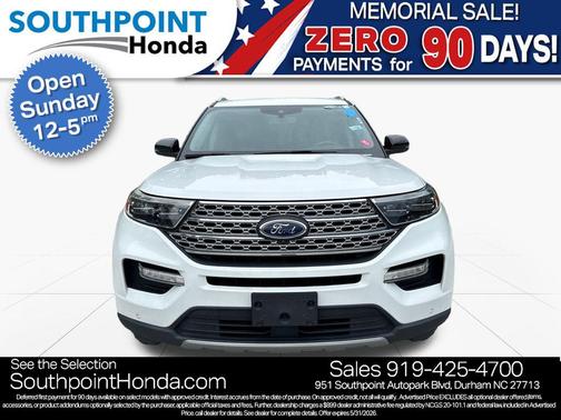 Oxford White 2021 Ford Explorer Limited